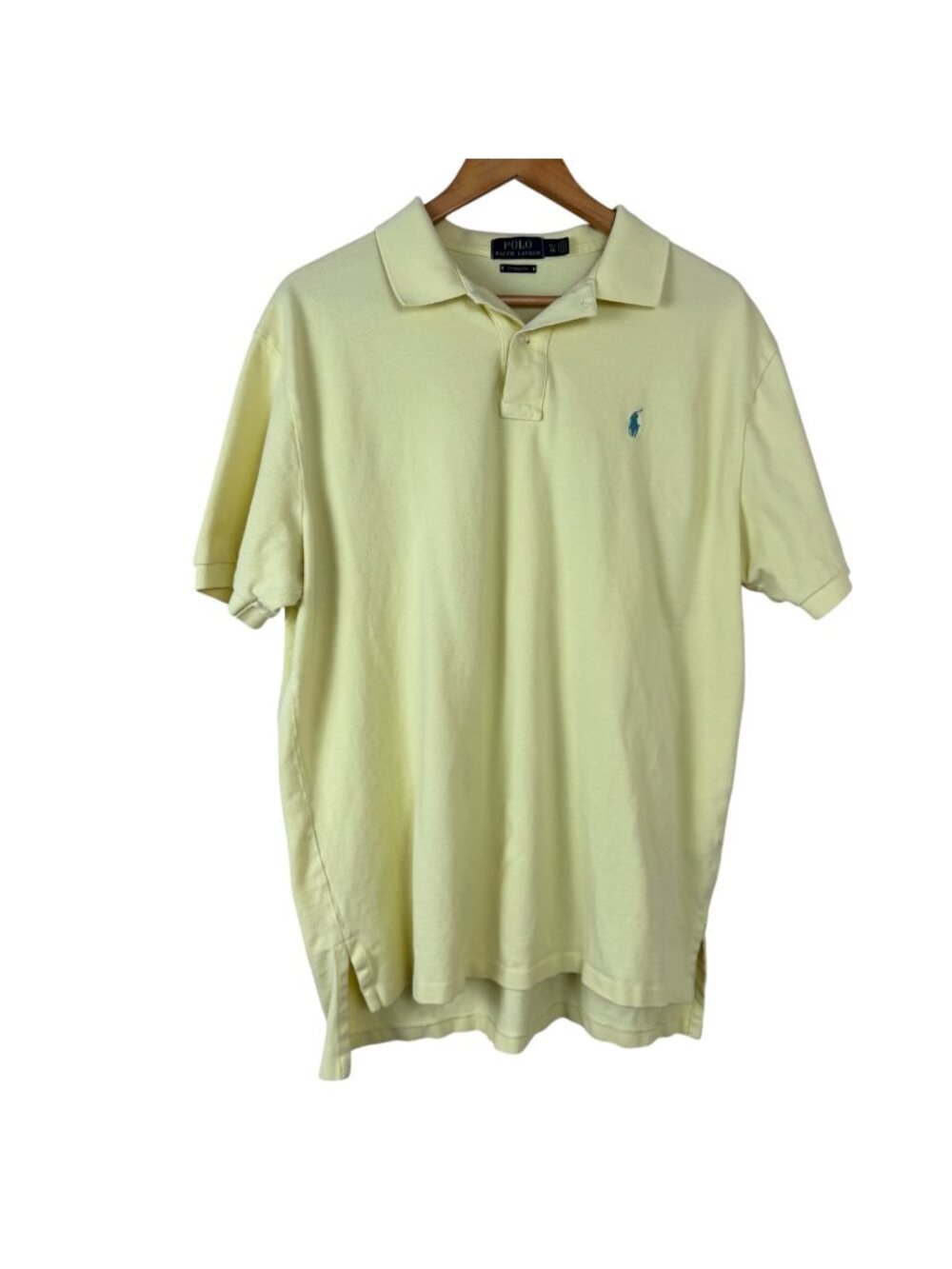 Polo Ralph Lauren Classic Fit Polo Shirt Butter Yellow Men's XL Preppy Casual